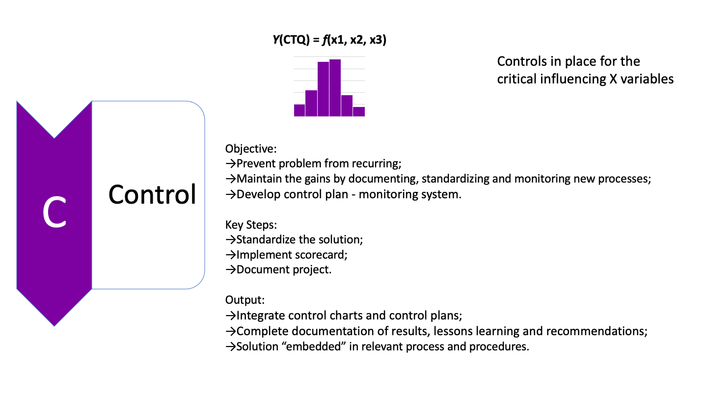 Control phase of LSS project