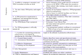 The 12-Step TPM Development Program